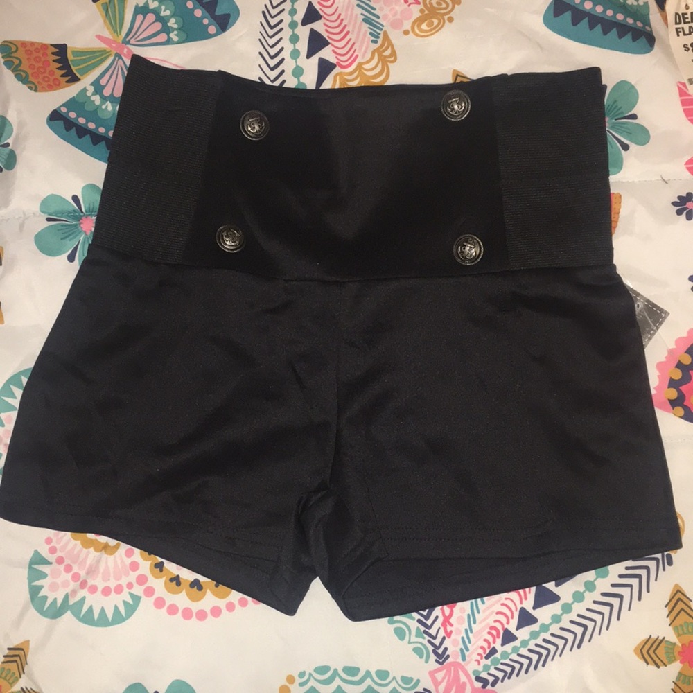 High waisted spandex shorts